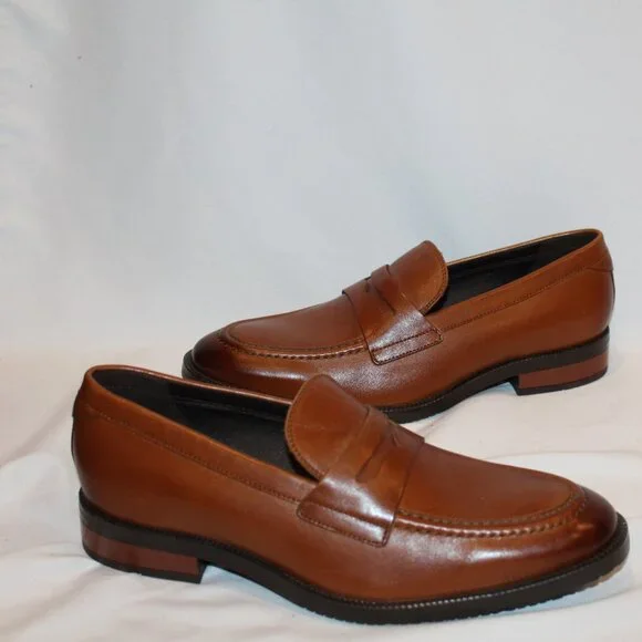 NEW COLE HAAN MEN\'S MODERN CLASSICS PENNY LOAFER‎ BRITISH TAN SZ 8 COLE HAAN Male Adult Men 8.5 C38740 British Tan Scotch  main image 2